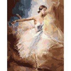 ВанГогВоМне / Vẽ theo số "Nữ diễn viên múa ba lê trong điệu nhảy" 40x50 cm