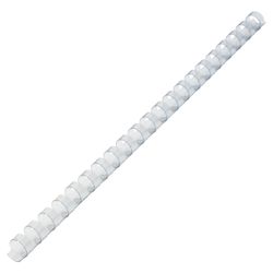 Ressorts en plastique pour reliure, SET 100 pcs., 12 mm (pour piquer 56-80 l.), Transparent, BRAUBERG