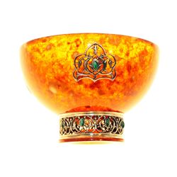 Amber Palace / Bowl "Eastern fairy tale", bronze
