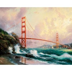 Опт-картина / Pittura con numeri 40x50 San Francisco, Golden Gate