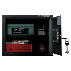 Safe office (furniture) BRABIX "SF-280KL" (in 280-s350-g300mm), key lock