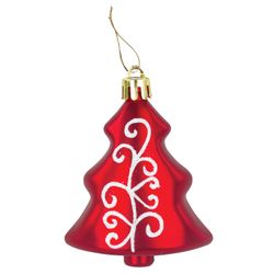 ЗОЛОТАЯ СКАЗКА / Set of decorations for the fir-tree "Spruce and stars", 3 pcs., Plastic, assorted color