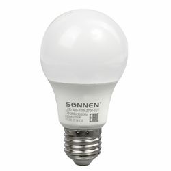 SONNEN / LED lamp 10 (85) W, E27 base, pear-shaped, warm white light, LED A60-10W-2700-E27
