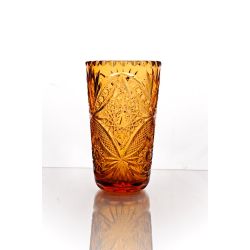 Гусевской Хрустальный завод / Crystal vase for flowers "Vasilisa" amber