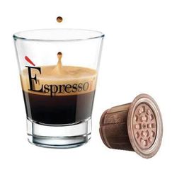 NESPRESSO / Capsules for coffee machines Lungo Intenso, natural coffee, 10 pcs. x 5 g, VERGNANO