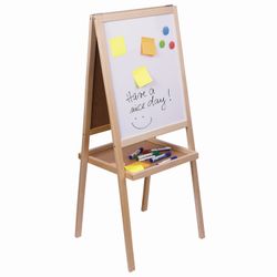 Board easel double-sided chalk and magnetic marker (46х54 cm) black/white, RUSSIA, PYTHAGORAS