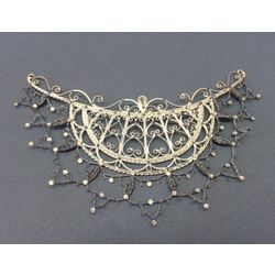 Снежинка / Snowflake / Necklace "Hoarfrost"