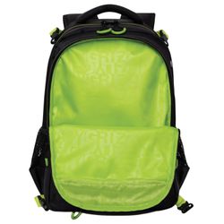 GRIZZLY / GRIZZLY backpack for school, with a bag for shoes, anatomical back, black, 39x28x17 cm