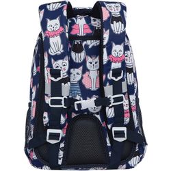 GRIZZLY / GRIZZLY sac à dos pour l'école, dos anatomique, poche ordinateur portable, pour filles, "Meow", 40x27x20 cm