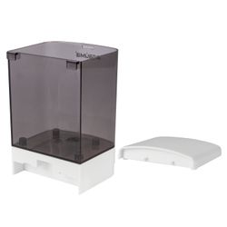 LAIMA / Liquid soap dispenser, 1 l, ABS, white (tinted)