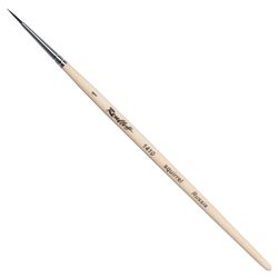 Art brush ROUBLOFF (Rublev) protein, round, No. 1, short handle