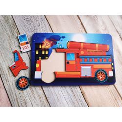ToySib / Puzzle - constructor "Fire truck"