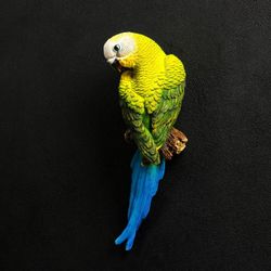 Хорошие сувениры / Hanging decor "Wavy parrot on a branch"
