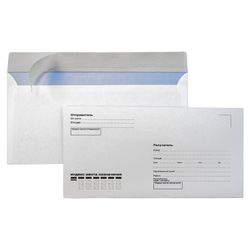 Envelopes E65 (110x220 mm), tear-off strip, "Where-To" KIT 1000 PCs, inner sealing