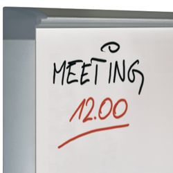Board-showcase magnetic marker on 6 A4 sheets, aluminum frame, lock, OFFICE, "2x3" (Poland)
