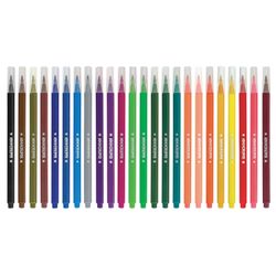 INLANDIA markers 24 colors, ZOO, triangular, washable, ventilated cap