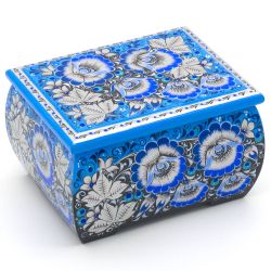 Промысел / Craft / Box with painting "Kubanchik", wooden, 160x130