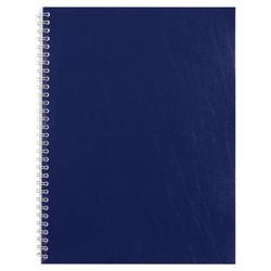 STAFF / Notebook bumvinyl, A5, 96 sh., Comb, offset No. 1, cage, with borders, BLUE / 10 pcs.