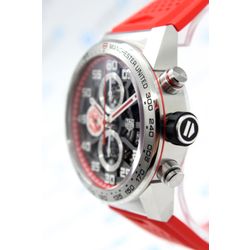 TAG Heuer / Montre-bracelet mécanique suisse Carrera CAR201M.FT6156 avec chronographe