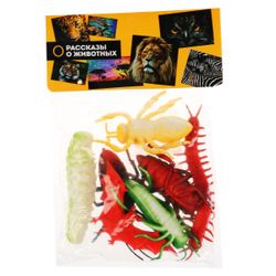 Играем вместе / Giochiamo insieme / Set di giocattoli di plastisol "Insetti"