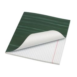МИРОВЫЕ ТЕТРАДИ / Notebook bumvinyl, A5, 48 sheets, staple, offset No. 1, cage, with margins / 10 pcs.