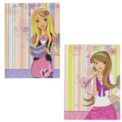 BRAUBERG / Notebook "Girl" SMALL FORMAT 56 sheets A6, 120x160 mm, hardcover, metal lock, sequins, photo frame, line