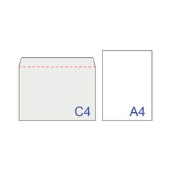 Envelopes C4 (229х324 mm) tear-off strip, white, 100 g/m2, 500 PCs SET
