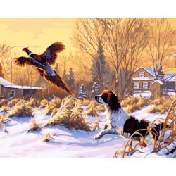 Опт-картина / Pintura por números 40x50 Hunter