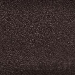 BEFLER / Porte-cartes de visite "Grade" pour 40 cartes de visite, cuir véritable, gaufrage, marron
