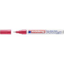 EDDING / Edding / Marker varnish glossy, round nib, 0.8 mm Red