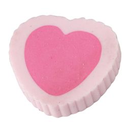 Figürlü silgi PIFAGOR, "Kalp", 24x21x5 mm, muhtelif renk, termoplastik kauçuk