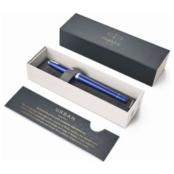 Pen pen PARKER "Core Urban Nightsky Blue CT", building dark blue lacquer, chrome, blue