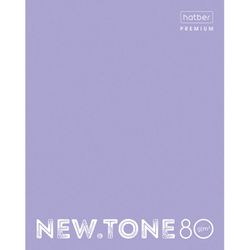 HATBER / 笔记本 А5 80 l。优质支架、笼子、光面层压、“NEWtone PASTEL Lavender”/18 个。