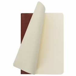 BRAUBERG / Notizbuch 48 l. karierter Einband Glattkunstleder, Naht, A5 (147x210mm), BRAUN, VIVA / 10 Stk.