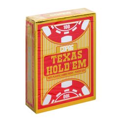 GamesDealer / Schede Copag Jumbo Index, 100% plastica, maglietta rossa