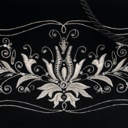 Торжокские золотошвеи / Velvet clutch "Charm"
