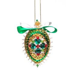A set of creative new year's bump "emerald"