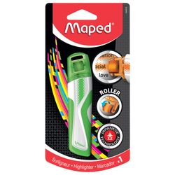 Highlighter roller ball MAPED (France) "Fluo PEP's", GREEN, 5 mm, blister