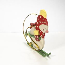 Toy Christmas tree "Snowman in a cap" 3020