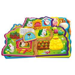 ГеоДом / GeoDom / Soft puzzle book "On the farm, EVA"