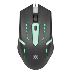 DEFENDER / Wired mouse Flash MB-600L, 800-1200 dpi, 4 buttons + 1 wheel-button, optical, black