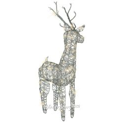 Kaemingk / Outdoor glowing deer Jasper 135 cm, 96 warm white LED lights, IP44