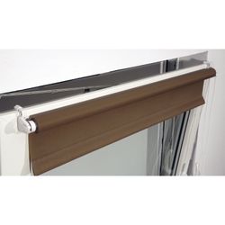 Brabix 40x175 cm roll curtain, texture - ice, protection 55-85%, 200 g/m2, brown