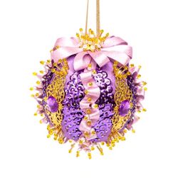 A set of creative new year's ball sequins "Purple haze"