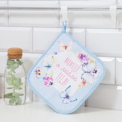 Этель / Ethel / Potholder "Mamulya" 19x19 twill, 100% x / l, batting 250g / m2