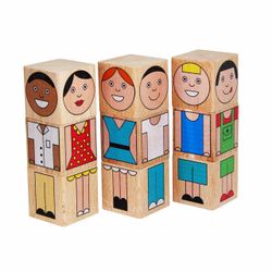 Краснокамская игрушка / Cubes "Funny little men"