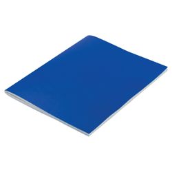 STAFF / Notebook bumvinyl, A5, 48 sh., Bracket, offset No. 1, cage, with borders, BLUE / 10 pcs.