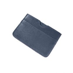 Portacarte "Rose bianche" blu