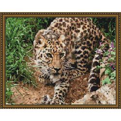 Опт-картина / Mosaïque diamant 40x50, strass ronds Un instant avant le combat