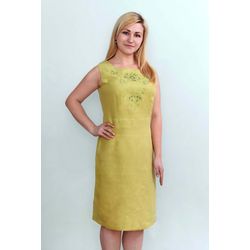Шуйская строчевышивальная фабрика / Women's dress, linen